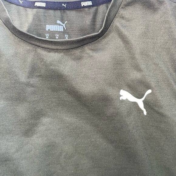 Puma Sporty Unisex Crew Neck Sleeveless Tank Top Athletic Wear - Picture 3 of 3